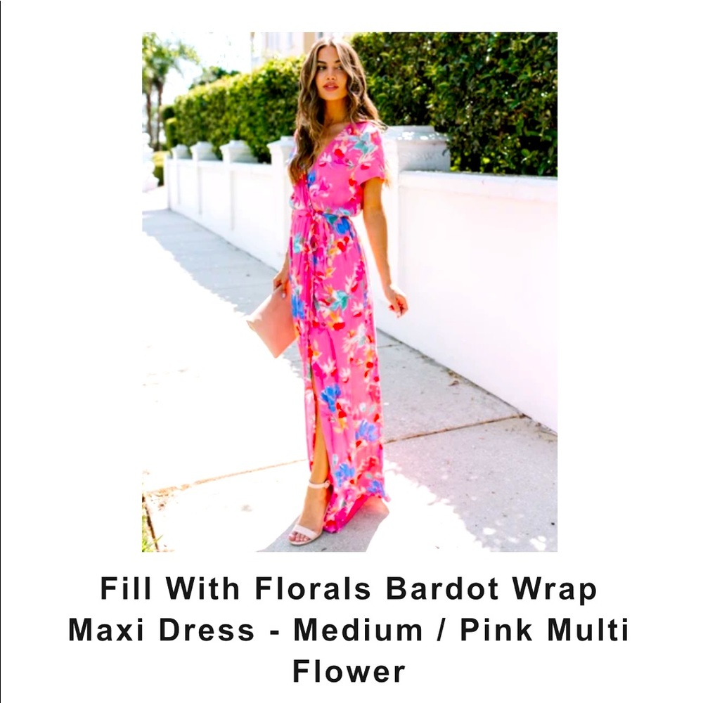 Vici Floral maxi wrap